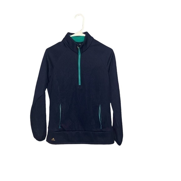 Adidas Pullover quarter zip jacket size medium - Picture 1 of 9